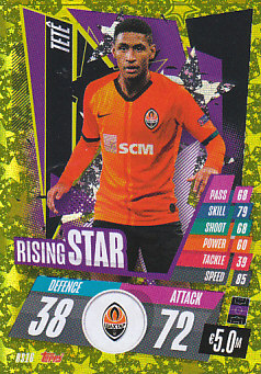 Tete Shakhtar Donetsk 2020/21 Topps Match Attax CL Rising Stars #RS16